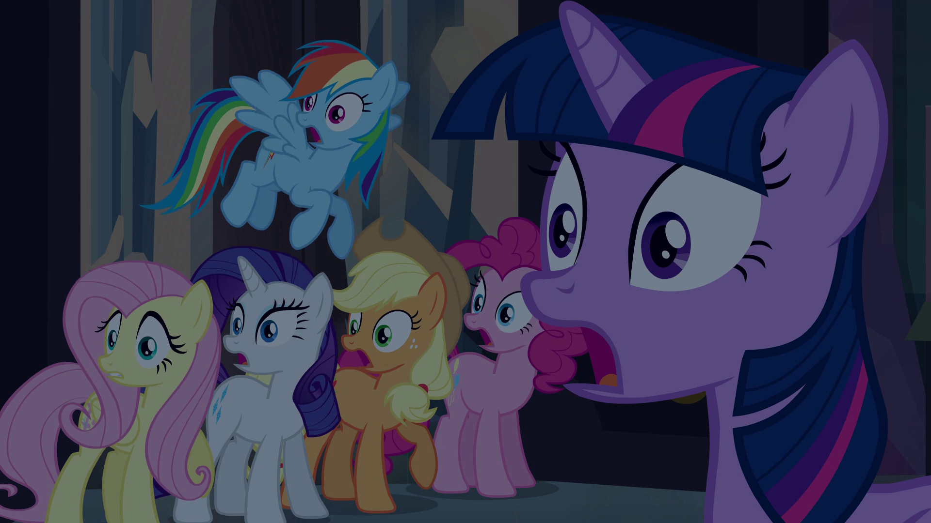 Image - Twilight and friends shocked EG.png - My Little Pony Friendship ...