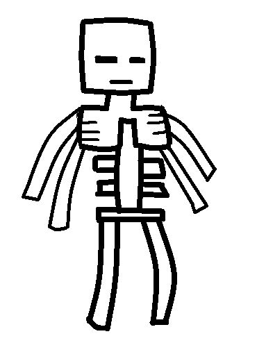 Image - Four Armed Skeleton Template.png - Minecraft Fanfictions Wiki