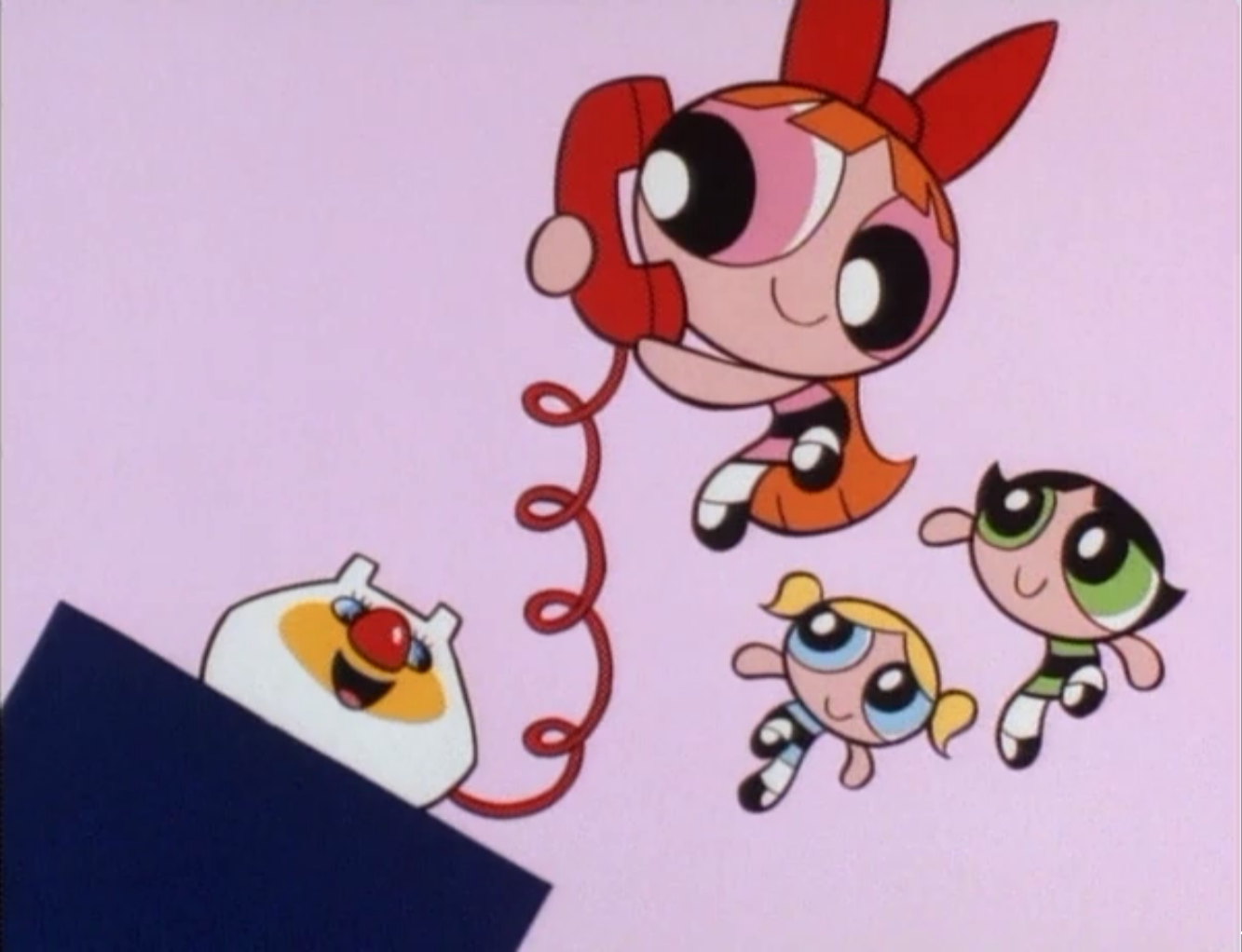 Image - PPG answer phone from Impeach Fuzz.png - Powerpuff Girls Wiki