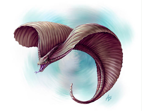 Namibian Flying Snake - Cryptid Wiki