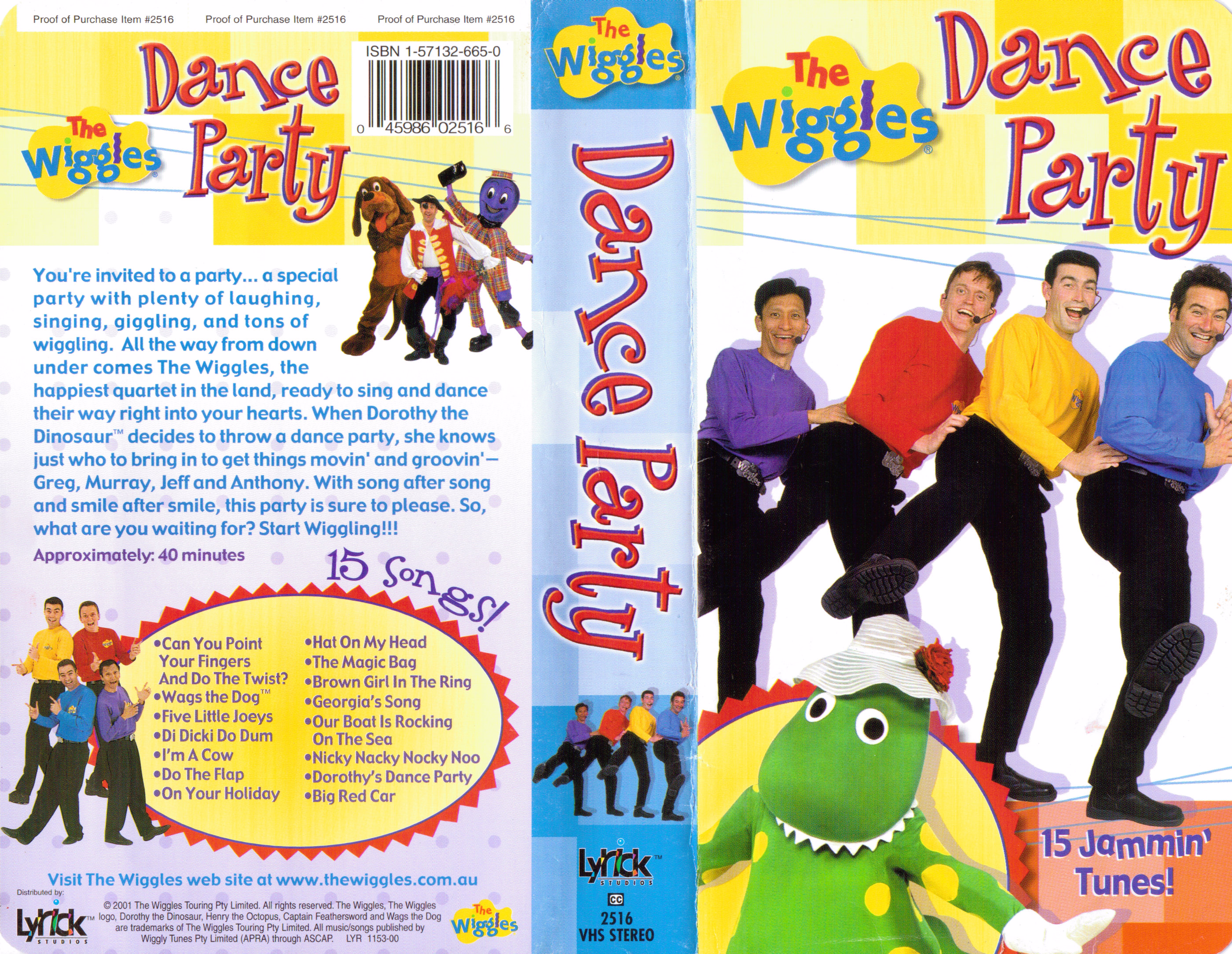 The Wiggles Vhs Dance Party Toot Toot Wiggly Wiggly Christmas Hoop | My ...