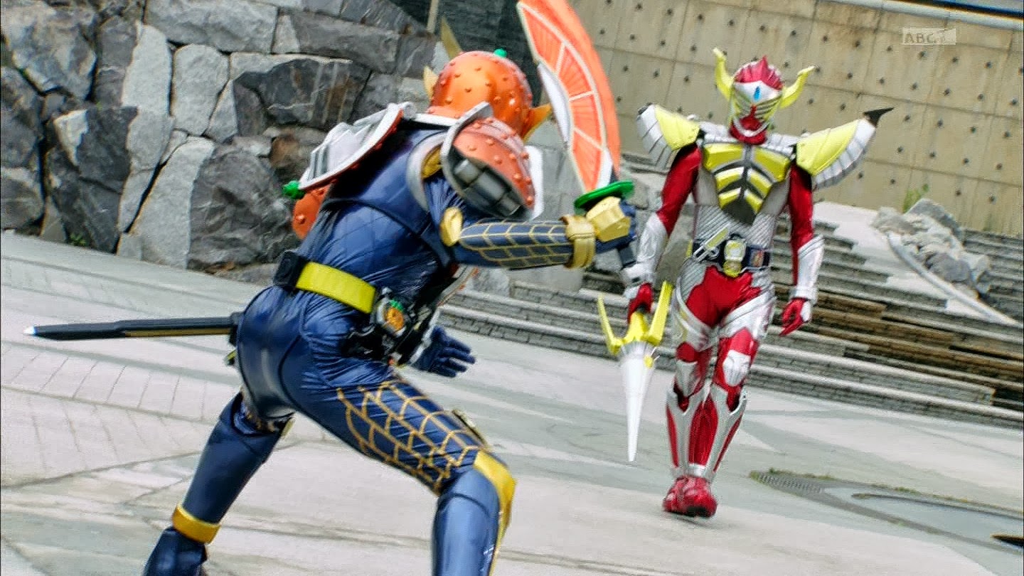 Image - Gaim - Baron face-off.jpg - Kamen Rider Wiki