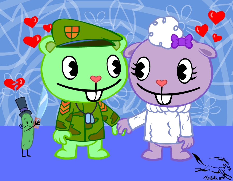 Happy tree friends как нарисовать