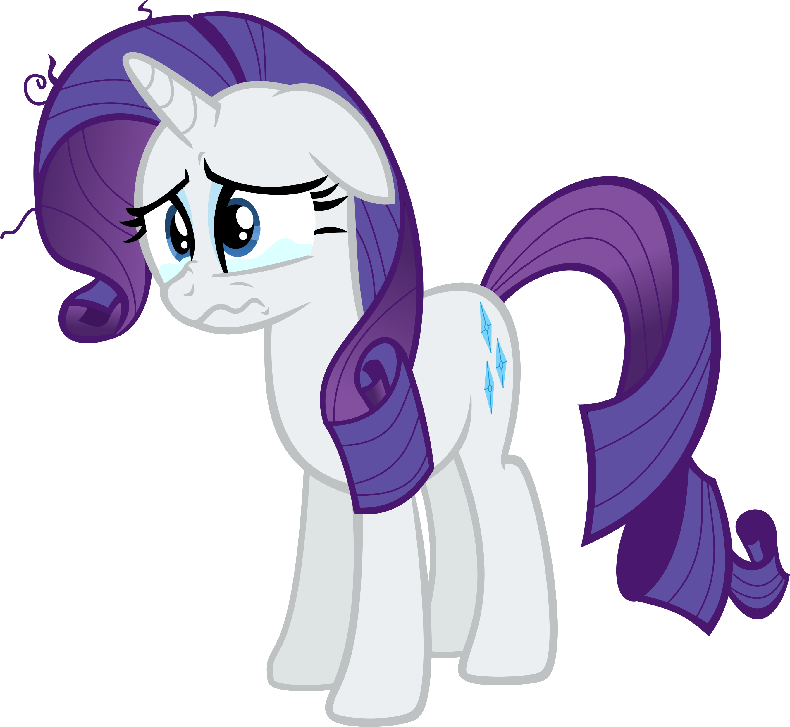 MLP Eg Rarity Crying