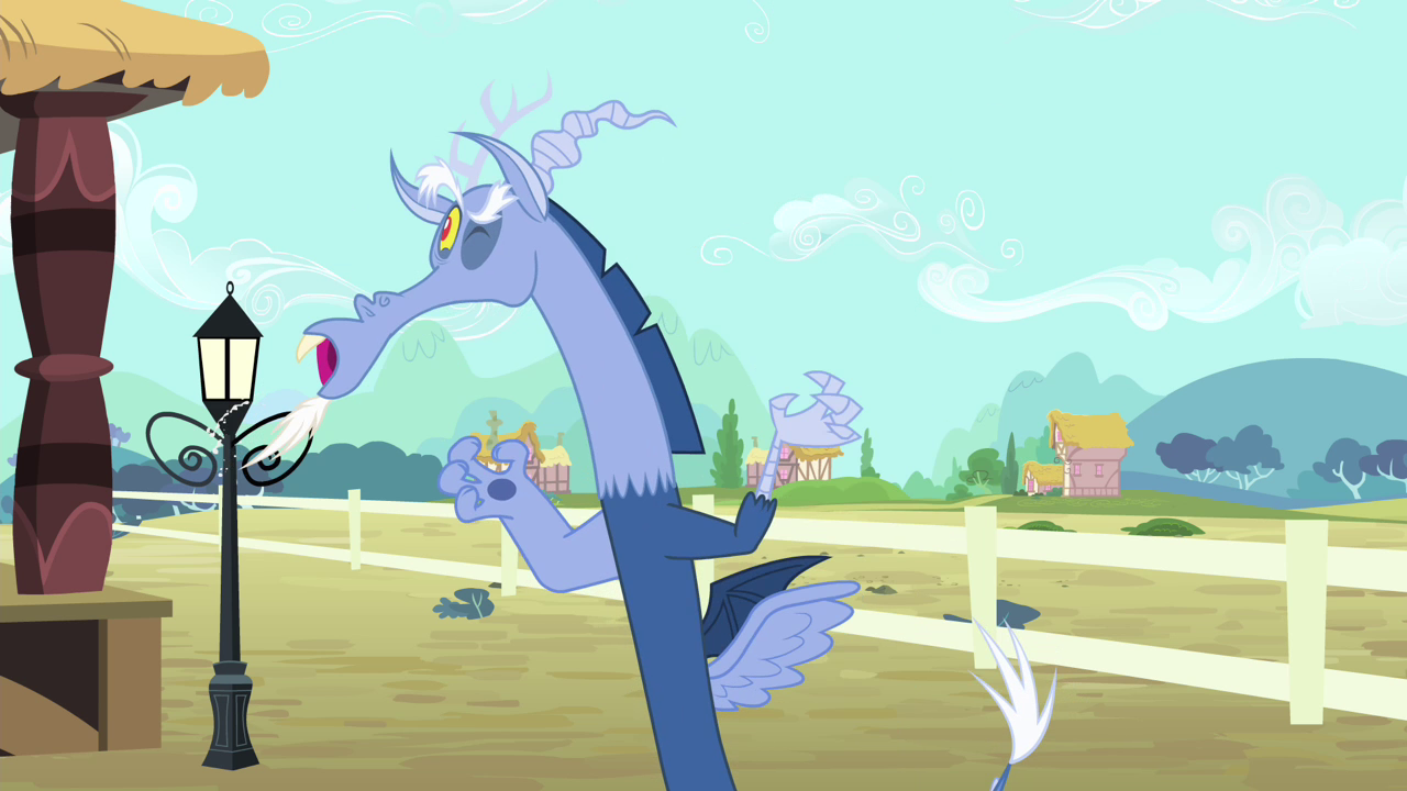 Image - Discord sneezing S4E11.png - My Little Pony Friendship is Magic ...