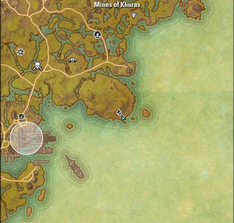 Eso Mines Of Khuras Map