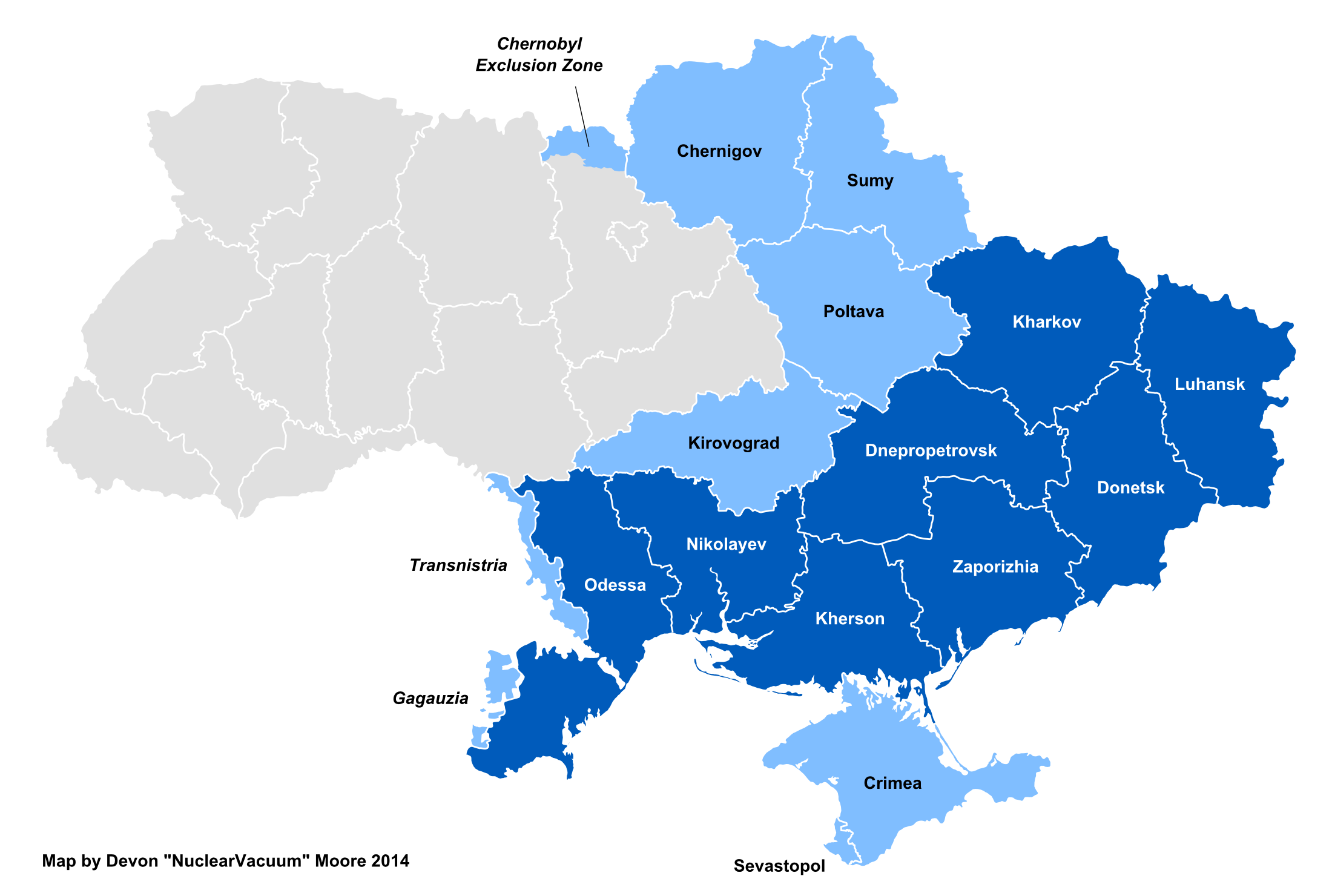 Ukraine regions. К северу от Украины. Map Ukraine Chernigov.