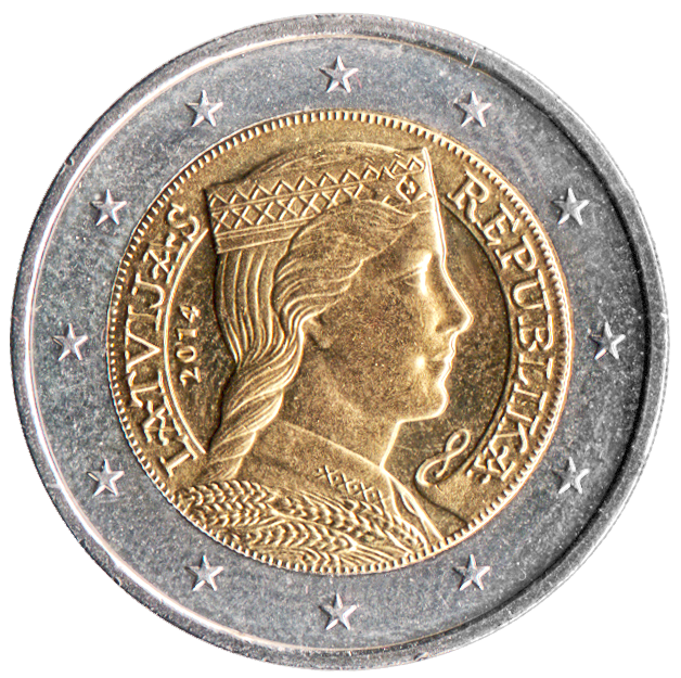 Latvian 2 euro coin - Currency Wiki, the online numismatic encyclopedia