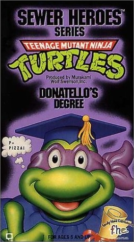 Image - TMNT Donatello's Degree VHS.jpg - TMNTPedia - Wikia