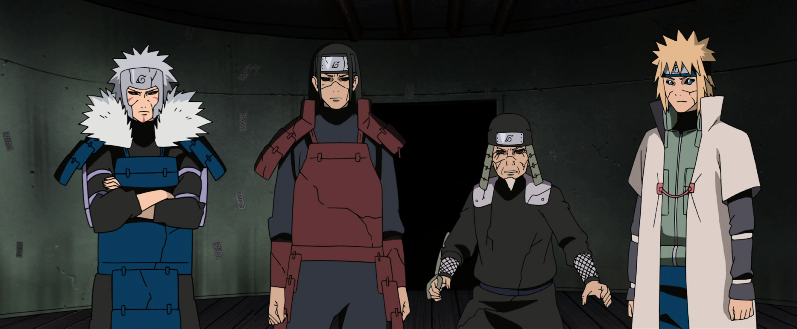 The First Four Hokages In Naruto Reanimated Naruto Shippuden Anime ...