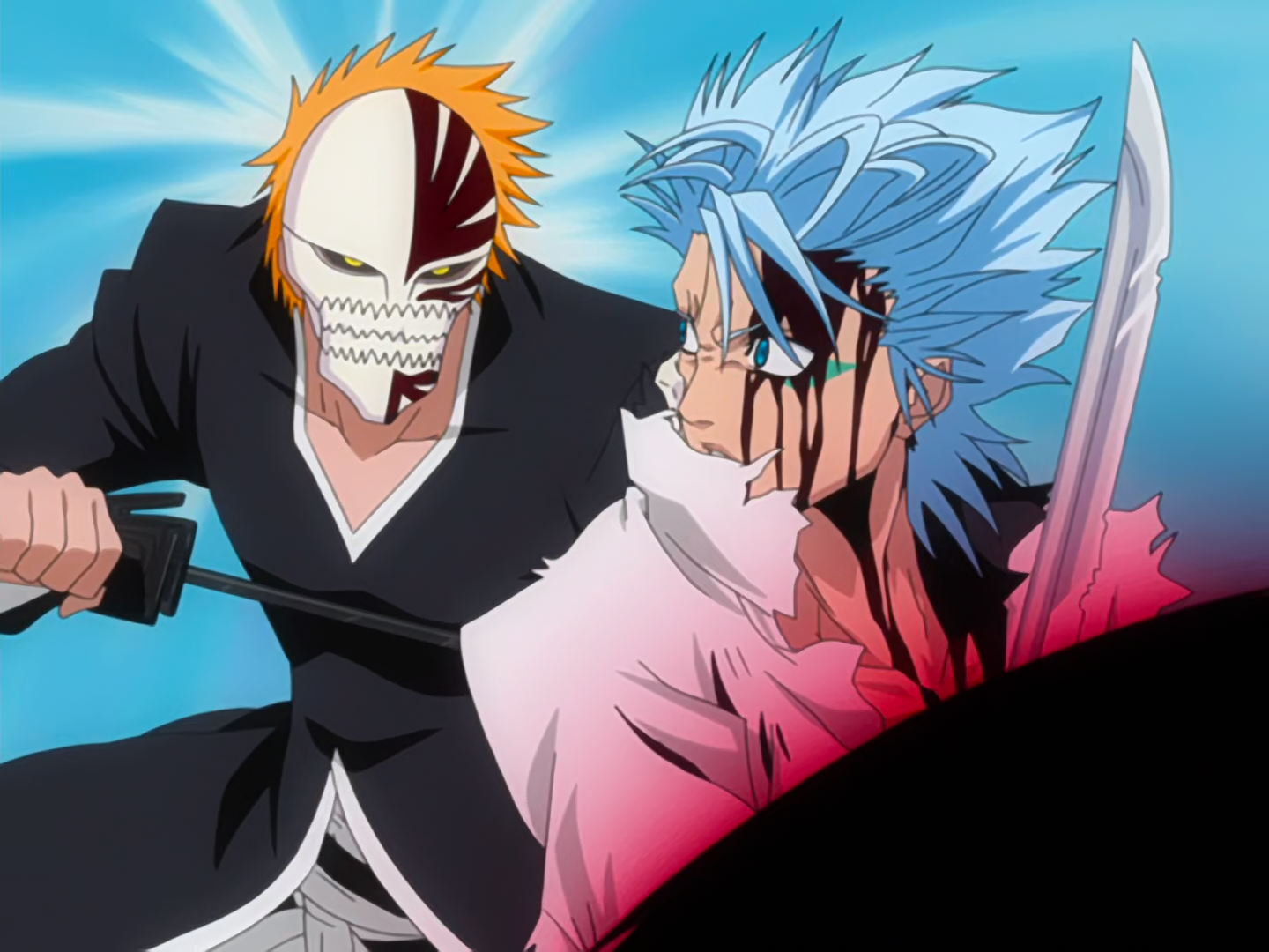 Ichigo vs. Grimmjow, 11 second battle! - Bleach Wiki - Your guide to ...