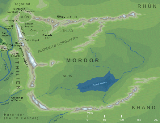 Mordor - Middle-earth: Shadow of Mordor Wikia