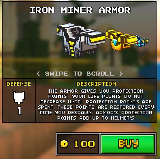 Iron Miner Armor - Pixel Gun 3D Wiki