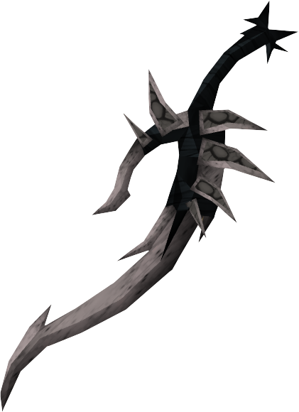 Off-hand drygore longsword (third age) - The RuneScape Wiki