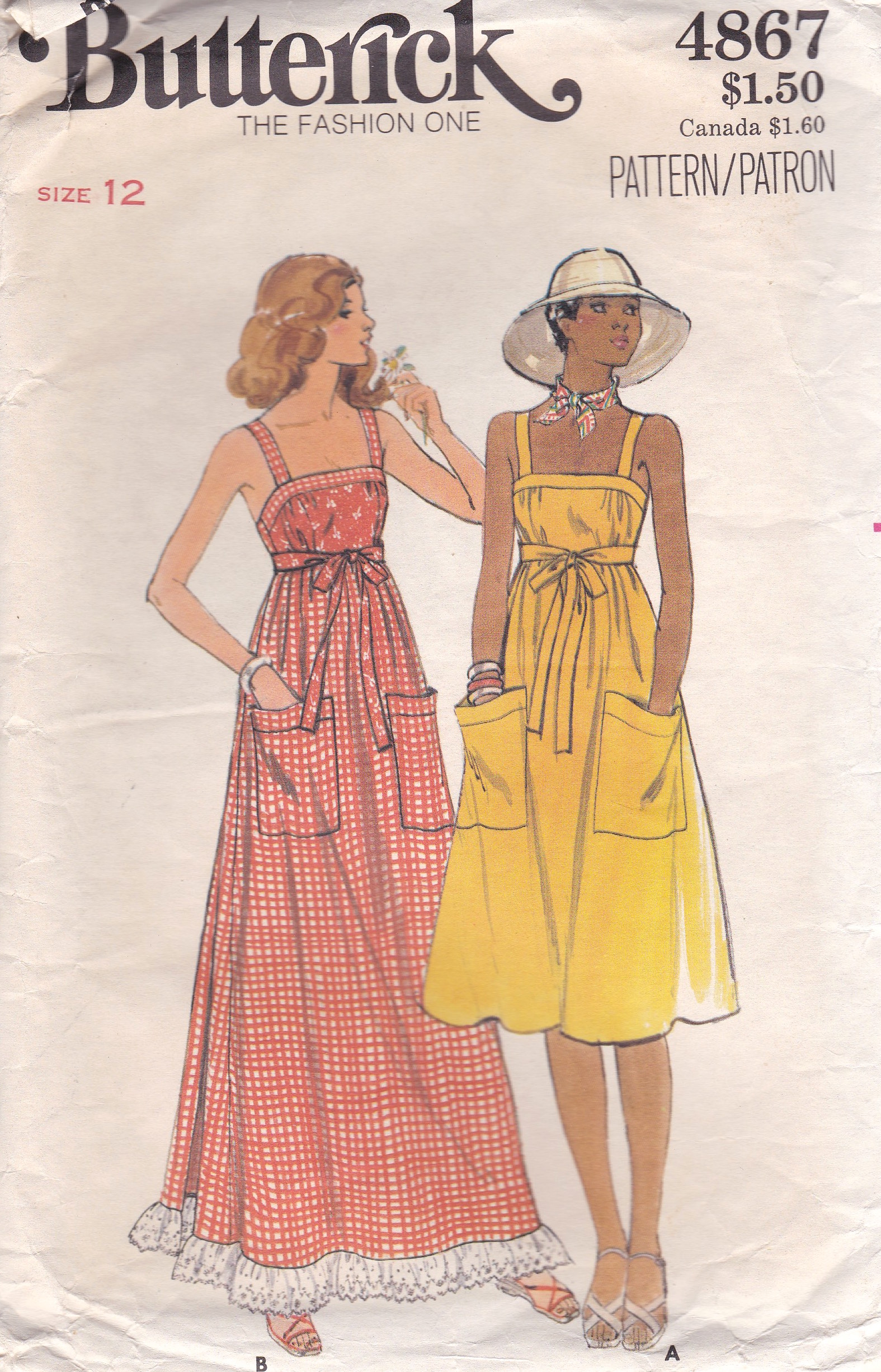 Butterick 4867 - Vintage Sewing Patterns